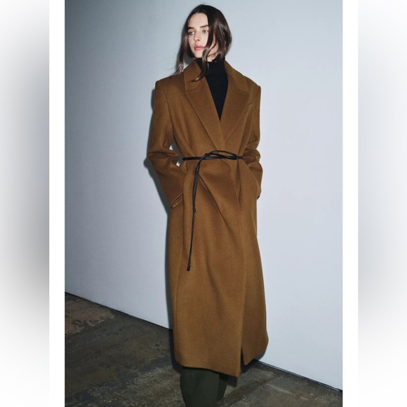 ZARA WOOL BLEND COAT ZW COLLECTION - Picture 6 of 16